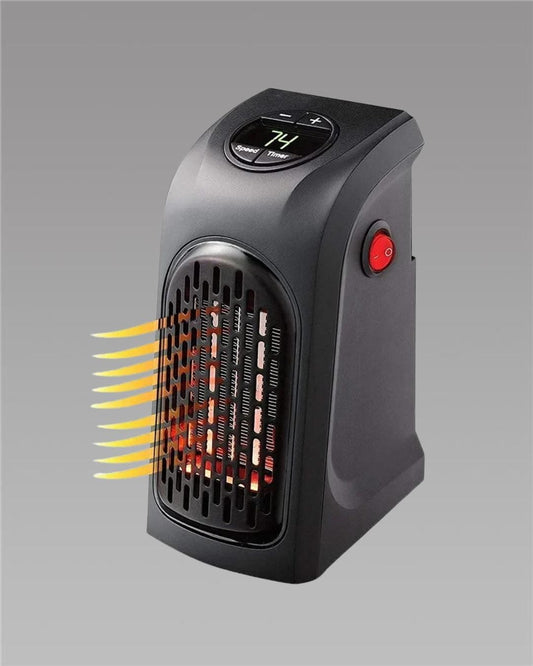 Room Heater Handy Heater for Home, Office, Camper LED Screen 400 Watts Portable Wall Heater Warmer